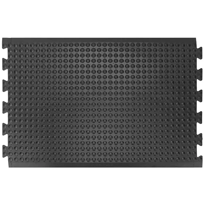 Coba Anti-Ermüdungsmatte Bubblemat Nitril Mittelelement - 90 x 60 cm, Passend für: Coba Bubblemat Nitrile Endelement 28976529 - Schwarze, rutschfeste Puzzlematte mit Noppenstruktur. Ideal für Werkstatt, Garage oder Fitnessraum, bietet Komfort und Sicherheit.