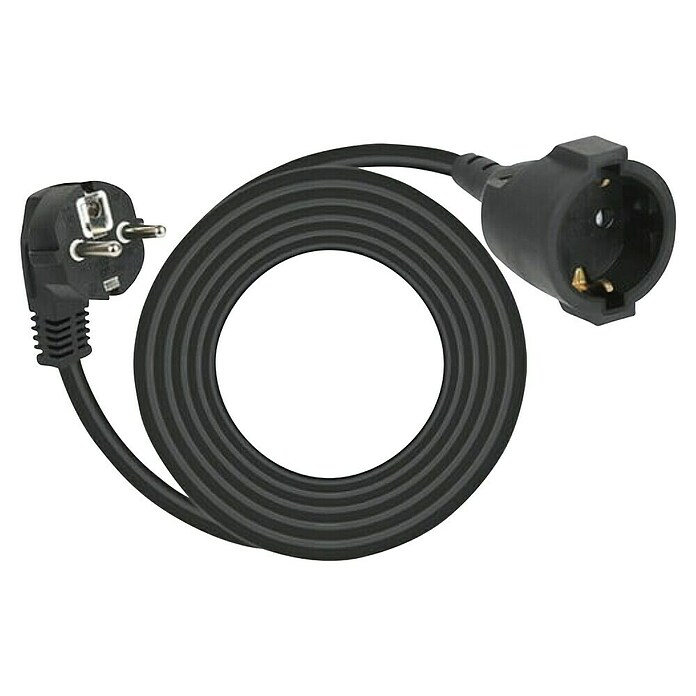 Chacon Alargador (5 m, Negro, H05VV-F) | BAUHAUS