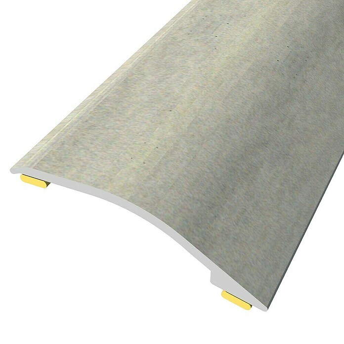Baglinox Perfil de transición inclinado ADH (Aluminio, Gris, 90 cm x 28 mm) | BAUHAUS