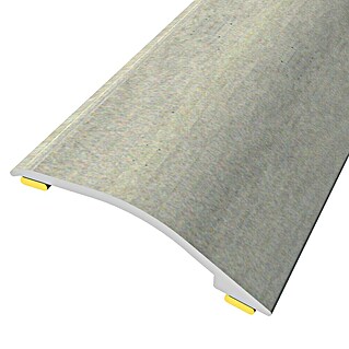 Baglinox Perfil de transición inclinado ADH (Aluminio, Gris, 90 cm x 28 mm)