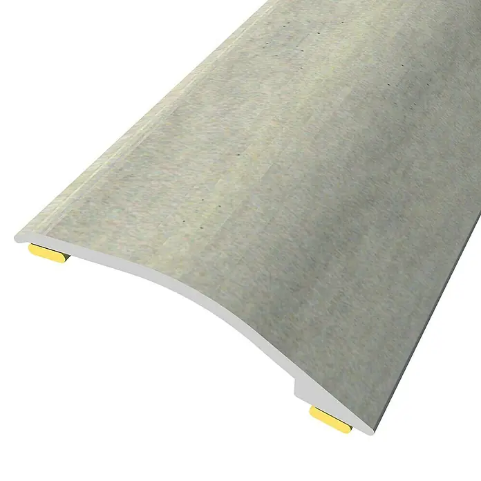 Baglinox Perfil de transición inclinado ADH - Aluminio, Gris, 90 cm x 28 mm - Un perfil de transición gris para el suelo, ideal para conectar de manera fluida diferentes revestimientos, asegurando una transición suave.