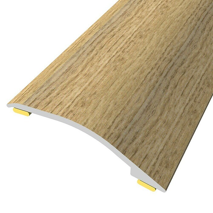 Baglinox Perfil de transición inclinado ADH (Aluminio, Marrón, 90 cm x 38 mm) | BAUHAUS