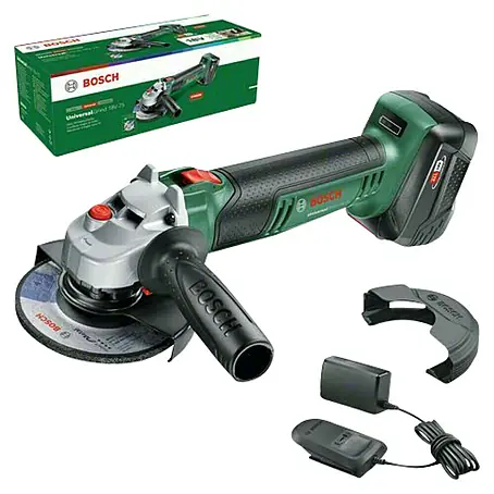 Bosch Power for All 18V Amoladora angular de batería Universal Grind 18V-75