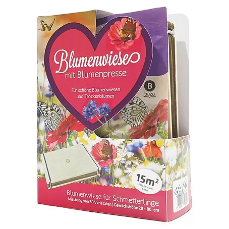 Baza  Wildblumensamen mit Blumenpresse