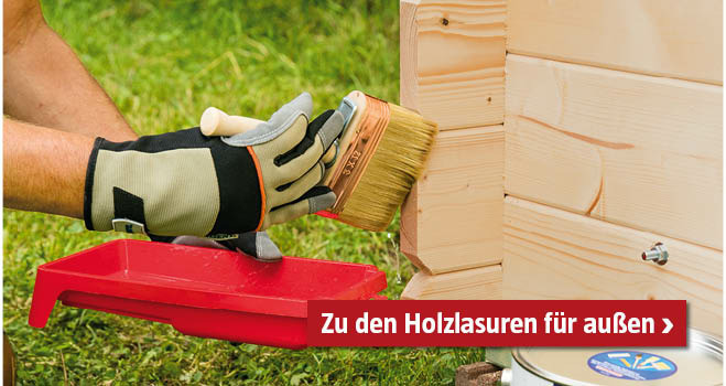Holzlasuren für außen