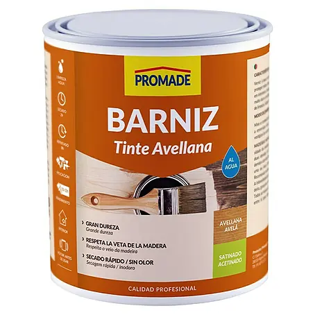 Promade  Barniz para madera Tinte al Agua