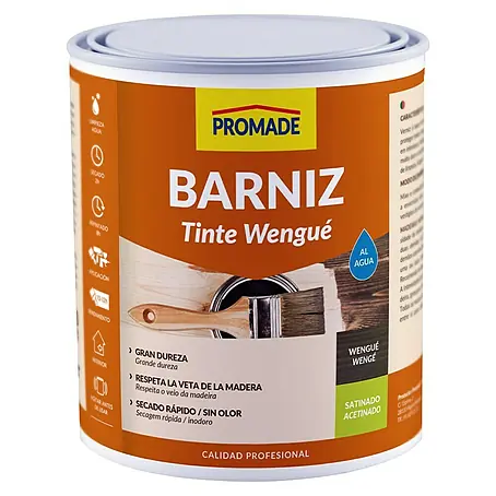 Promade  Barniz para madera Tinte al Agua