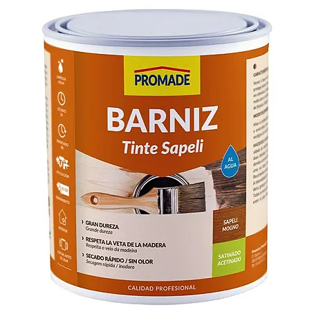Promade  Barniz para madera Tinte al Agua