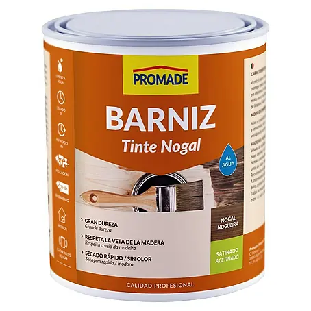Promade  Barniz para madera Tinte al Agua