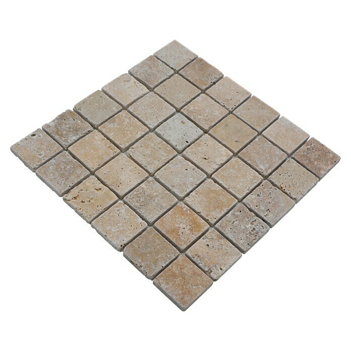 Mosaikfliese Quadrat XNT 46048 (30,5 x 30,5 cm, Beige, Matt)