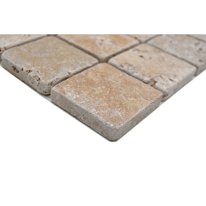 Mosaikfliese Quadrat XNT 46048 (30,5 x 30,5 cm, Beige, Matt)