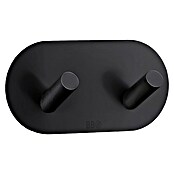 Smedbo Handdoekhaken BB1091 (32 x 48 mm, Aantal haken: 2 st., Zwart) | BAUHAUS
