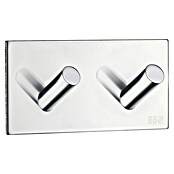 Smedbo Handdoekhaken Dubbel BK1093 (32 x 45 mm, Aantal haken: 2 st., RVS) | BAUHAUS