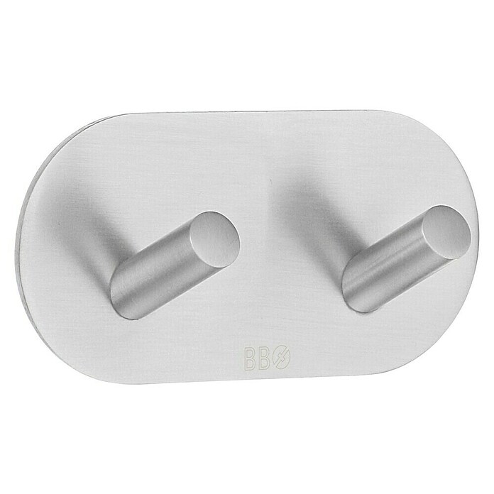 Smedbo Handdoekhaken B1091 (32 x 48 mm, Aantal haken: 2 st., Geborsteld, RVS) | BAUHAUS