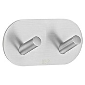 Smedbo Handdoekhaken B1091 (32 x 48 mm, Aantal haken: 2 st., Geborsteld, RVS) | BAUHAUS