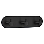 Smedbo Handdoekhaken BB1103 (30 x 48 mm, Aantal haken: 3 st., Zwart) | BAUHAUS