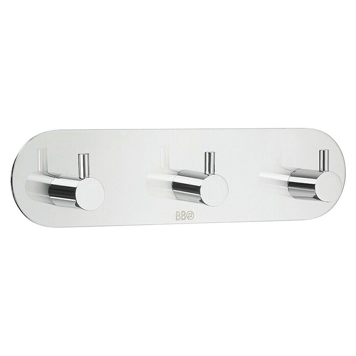 Smedbo Handdoekhaken BK1103 (30 x 48 mm, Aantal haken: 3 st., RVS) | BAUHAUS