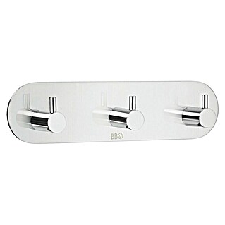 Smedbo Handdoekhaken BK1103 (30 x 48 mm, Aantal haken: 3 st., RVS)