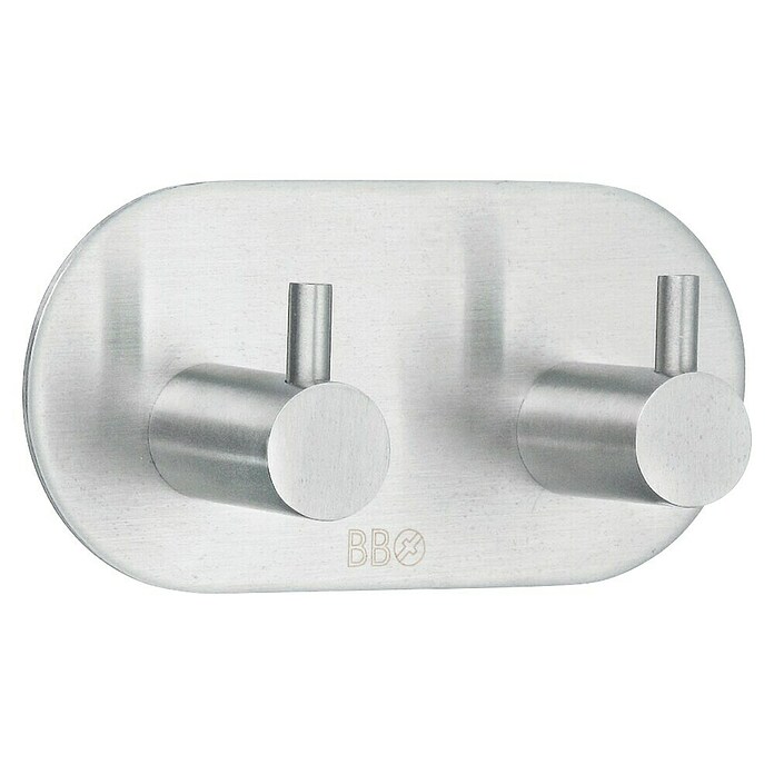 Smedbo Handdoekhaken Dubbel B1102 (30 x 48 mm, Aantal haken: 2 st., Chroom) | BAUHAUS