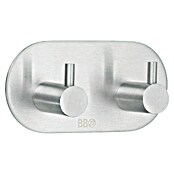 Smedbo Handdoekhaken Dubbel B1102 (30 x 48 mm, Aantal haken: 2 st., Chroom) | BAUHAUS
