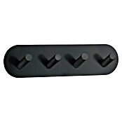 Smedbo Handdoekhaken BB1094 (192 x 48 mm, Aantal haken: 4 st., Zwart) | BAUHAUS