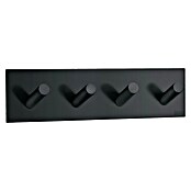 Smedbo Handdoekhaken BB1096 (180 x 45 mm, Aantal haken: 4 st., Zwart) | BAUHAUS
