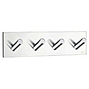 Smedbo Handdoekhaken BK1096 (180 x 45 mm, Aantal haken: 4 st., Gepolijst RVS) | BAUHAUS