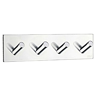 Smedbo Handdoekhaken BK1096 (180 x 45 mm, Aantal haken: 4 st., Gepolijst RVS)