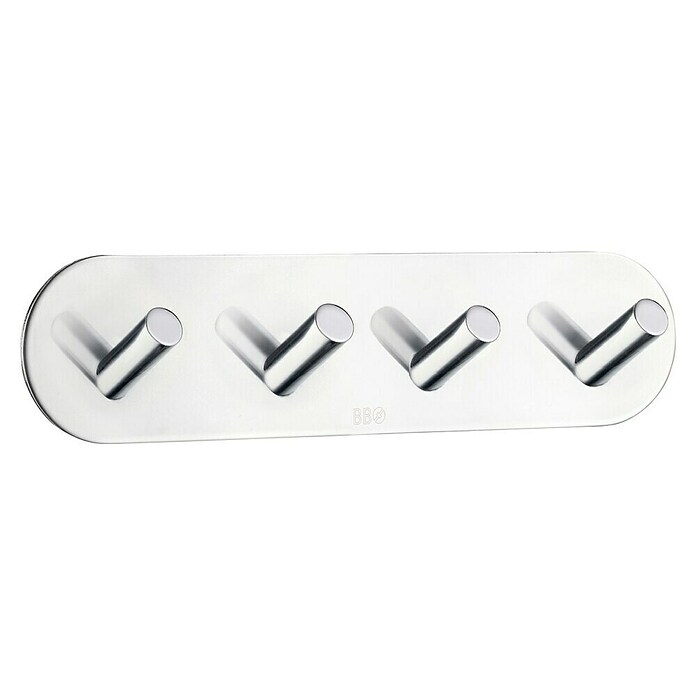 Smedbo Handdoekhaken BK1094 (192 x 48 mm, Aantal haken: 4 st., Gepolijst RVS) | BAUHAUS