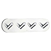Smedbo Handdoekhaken BK1094 (192 x 48 mm, Aantal haken: 4 st., Gepolijst RVS) | BAUHAUS
