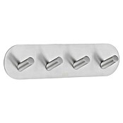 Smedbo Handdoekhaken B1094 (192 x 48 mm, Aantal haken: 4 st., Geborsteld RVS) | BAUHAUS