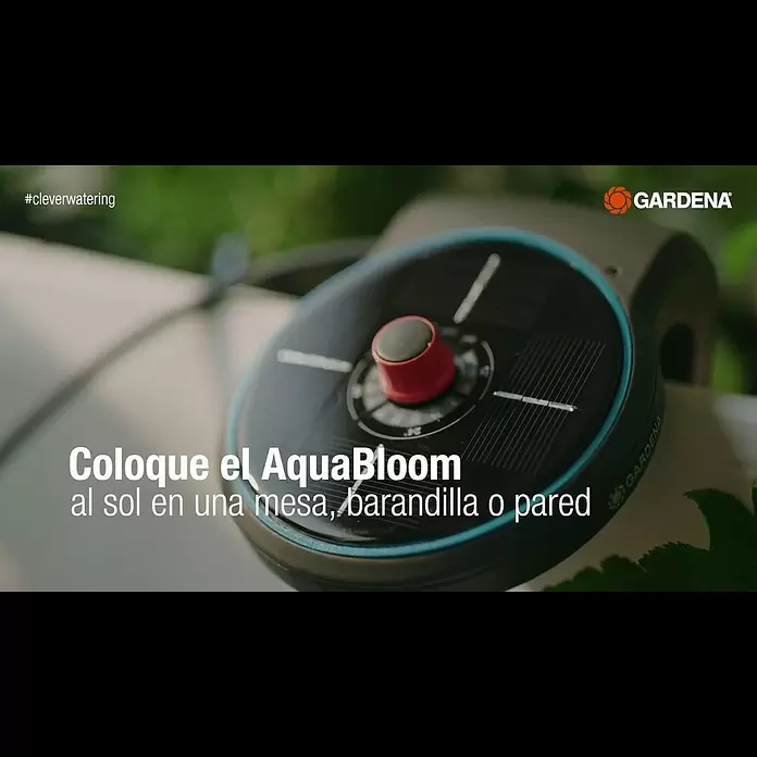 Gardena Kit de riego AquaBloom - Con energía solar - GARDENA AquaBloom Sistema de riego Solar