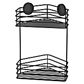 Smedbo Hoekdouchekorf Dubbel BB1203 (17 x 25 x 32 cm, Zwart) | BAUHAUS