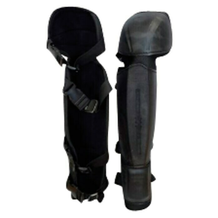 Protección de pierna Tibia (Negro, 2 uds., Plástico)