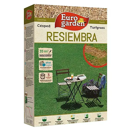 Euro Garden  Semillas para césped Resiembra
