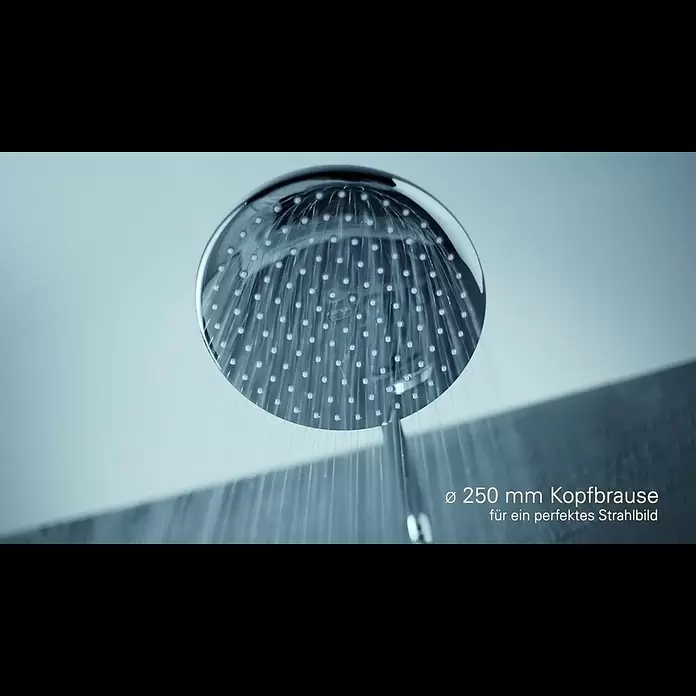 Grohe Vitalio Start Duschsystem 250 - Lochabstand: 62 cm, Anzahl Strahlarten: 2 Stk., Chrom - GROHE Vitalio Start 250 Duschsysteme