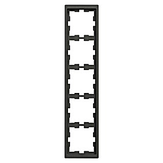 Merten System Design Abdeckrahmen D-Life MEG4050-6534 (Anthrazit, 5-fach, Kunststoff, Unterputz)