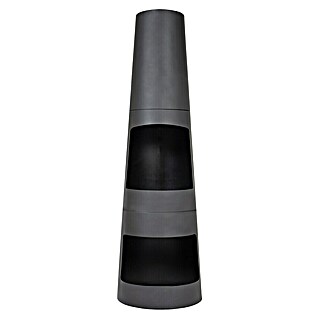 Gartenkamin Skyline (Durchmesser: 18 cm - 36 cm, Höhe: 150 cm, Pulverbeschichtet)