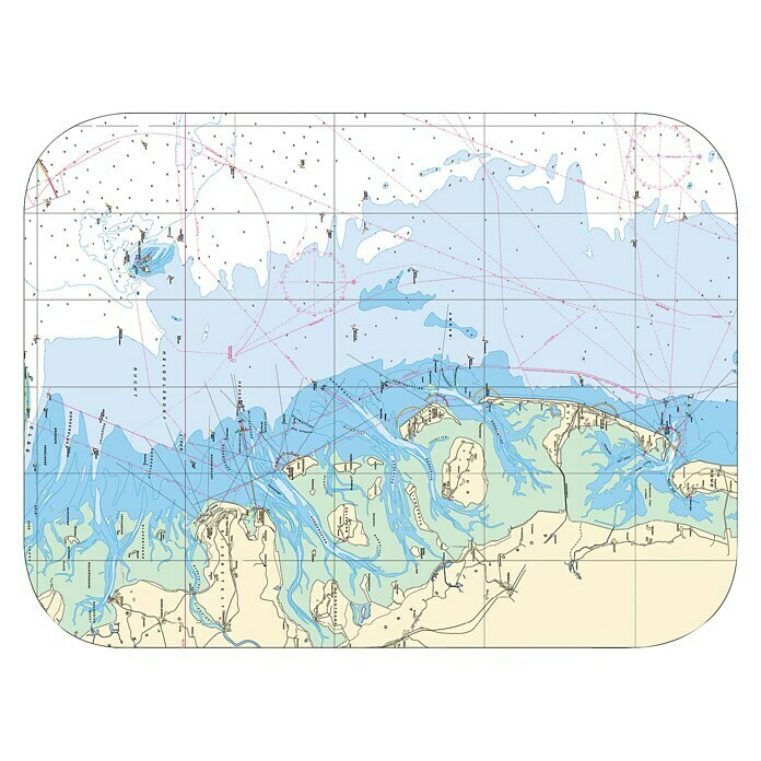 Navyline Tischset (L x B: 40 x 30 cm, Helgoland-Röm, Polypropylen)