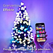 Twinkly Smart-LED-Lichterkette Candies Kerzen (Innen, 6 m, Lichtfarbe: RGB, 100 Stk., Netzbetrieben, Farblos) | BAUHAUS