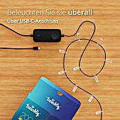 Twinkly Smart-LED-Lichterkette Candies Kerzen (Innen, 6 m, Lichtfarbe: RGB, 100 Stk., Netzbetrieben, Farblos) | BAUHAUS