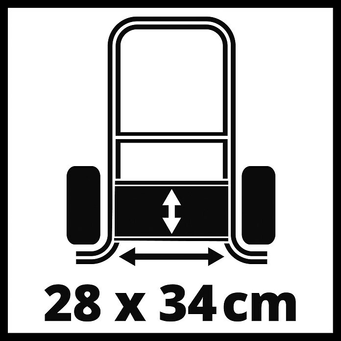 Einhell Transportwagen (L x B x H: 535 x 531 x 1.015 mm) | BAUHAUS