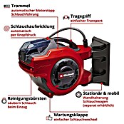 Einhell Power X-Change 18V Akku-Schlauchtrommel GE-HR 18/30 WH Li-Solo (18 V, Ohne Akku, Schlauchkapazität: 30 m, 12,5 mm (½″)) | BAUHAUS