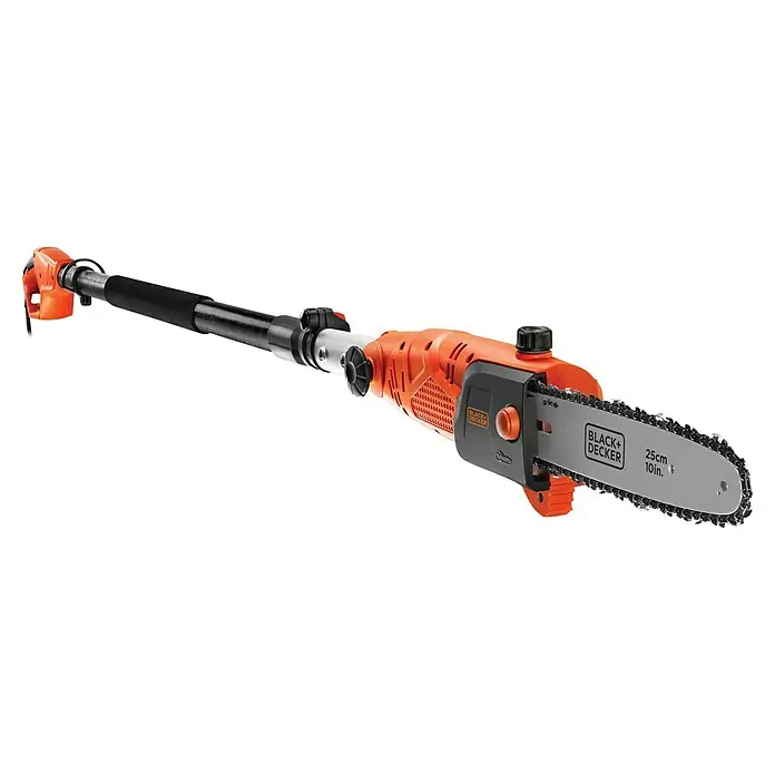 Black+Decker Podadora eléctrica PS7525-QS - 800 W - Una motosierra de pértiga Black+Decker, una herramienta útil para la jardinería para cortar ramas de difícil acceso.
