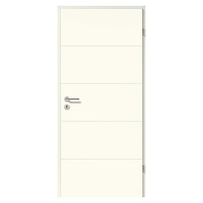 GetaDoor Porte de chambre Straight Line blanc 800 x 2015 mm
