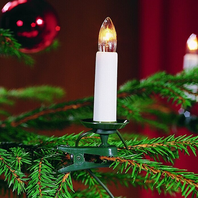 Konstsmide Christbaumkerzen (Innen, Kabellänge: 9,1 m, Warmweiß) | BAUHAUS