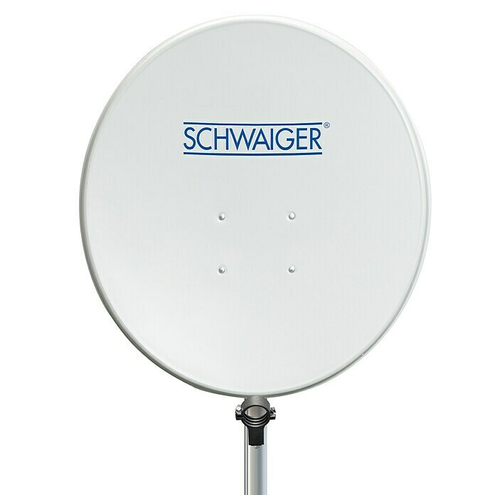 Schwaiger Satelliten-Antenne Offset SPIS7078 (Hellgrau, Durchmesser Spiegelfläche: 70 cm, Antennengewinn: 37 dB - 38,5 dB) | BAUHAUS