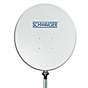 Schwaiger Satelliten-Antenne Offset SPIS7078 (Hellgrau, Durchmesser Spiegelfläche: 70 cm, Antennengewinn: 37 dB - 38,5 dB) | BAUHAUS