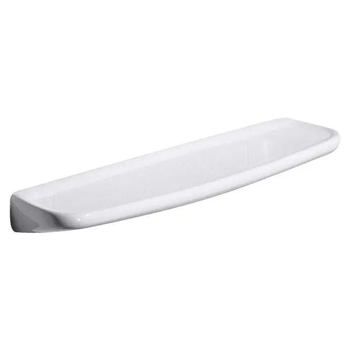 Geberit Renova Ablage - Breite: 50 cm, Keramik, Weiß - Weißer Keramik-Seifenhalter zur Wandmontage, ideal für Bad oder Küche. Praktisch und platzsparend für die Aufbewahrung von Seife.
