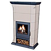 Domofire Kaminofen Berlin (8 kW, Raumheizvermögen: 180 m³, Material Verkleidung: Keramik, Pergament-Bronze) | BAUHAUS